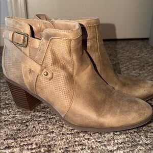 Kim Rogers Light Brown Ankle Booties